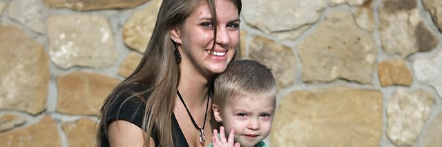 Chandrea Lopez-Shue and her son 18-month-old son, Tristan Smith, pose in the backyard of her home May 15. Since having Tristan in November 2008, Lopez-Shue has completed Moffat County High School, received her associate’s degree from Colorado Northwestern Community College and has decided to pursue a career in radiology. She, along with other MCHS seniors, is set to graduate Saturday morning.