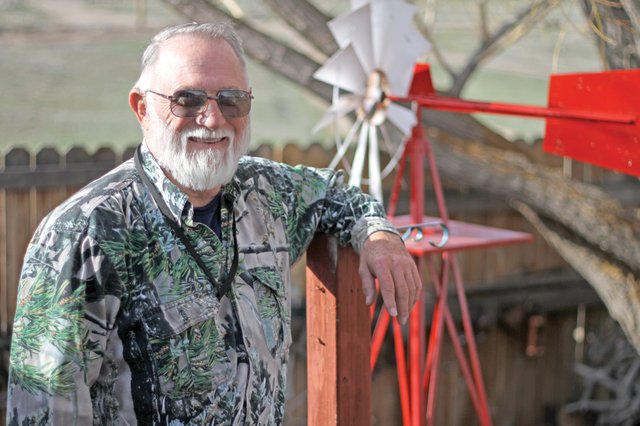 Moffat County resident Burt Clements, 62, at his home east of Craig. Clements said his family has a deep history of military service including his and his brother’s service in the late 1960s, his father’s service in World War II, grandfather’s service in World War I and his great-grandfather, Leonidas Osbert Clements, who served in the Civil War 150 years ago.