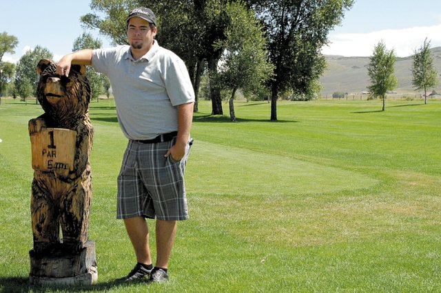 Sean Smith, a Craig resident, stands next to the first tee box at Yampa Valley Golf Course. Smith, who has been playing golf since his freshman year at Moffat County High School, shared his tips for every hole on the course in preparation for the 2011 Men’s and Ladies Club Championships, which begin today and conclude Sunday.