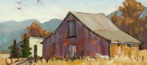 Chula Beauregard painted this work titled, “Seasonal Visit.” Beauregard had a reception during last week’s First Friday Artwalk and her art has become well-known across town.