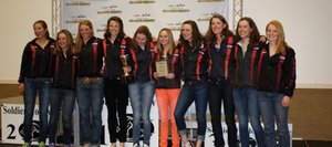 Members of the Steamboat Springs Winter Sports Club's girls cross-country program earned the honor of National High School Champion at a Junior Nationals Championship event in Utah last weekend. Members are, from left, Cara Piske, Gretchen Burkholder, Dori McNeill, Lucy Newman, Mary O'Connell, Abbey Habermehl, Madison Keeffe, Haley Piske, Katie Brodie and Emily Hannah.
