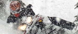 Jonny Buschmann cuts through the snow on Buffalo Pass on Monday. The longtime Steamboat veteran said it was far from a great season for filming. Rather than hit some of the areas he had in mind for great clips, he and his friends worked more in trees and areas they’d ignored in deeper snow years.