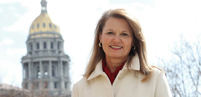 Colorado State Sen. Jean White, R-Hayden, shown here in front of the state capitol building in 2011, is running for re-election after serving her first term in the state senate. The incumbent is vying for the Senate District 8 seat with fellow Republican Randy Baumgardner, of Hot Sulphur Springs, who represents House District 57.