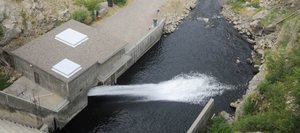 Water is released into the Yampa River on Friday from Stagecoach Reservoir.