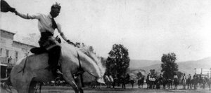General Pershing was described in 1919 in the Steamboat Pilot as the “worst bucking horse discovered in years.” Worst, of course, meaning the best.