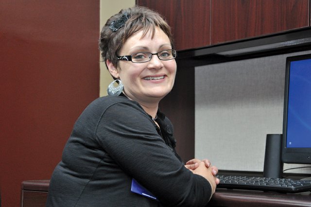 Dr. Kristie Yarmer, pictured here in her office at The Memorial Hospital Medical Clinic, is the first of two pediatricians coming to Craig to work in The Memorial Hospital’s new pediatrics program. “It’s exciting to get to be on the ground level of pediatrics here,” said Yarmer, who will begin seeing patients Monday.