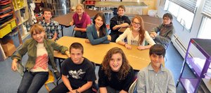 Eighth-graders at Emerald Mountain School will serve as ambassadors at the campus's fundraising auction Saturday night. Proceeds from the auction will support the tuition assistance program at the small private school.