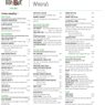 Winona's Menu, Page 1