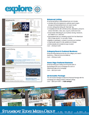 ExploreSteamboat.com Advertising Rates