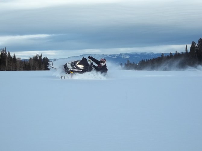 Snowmobiling