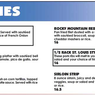 Specialties and Entrees at the Tap House