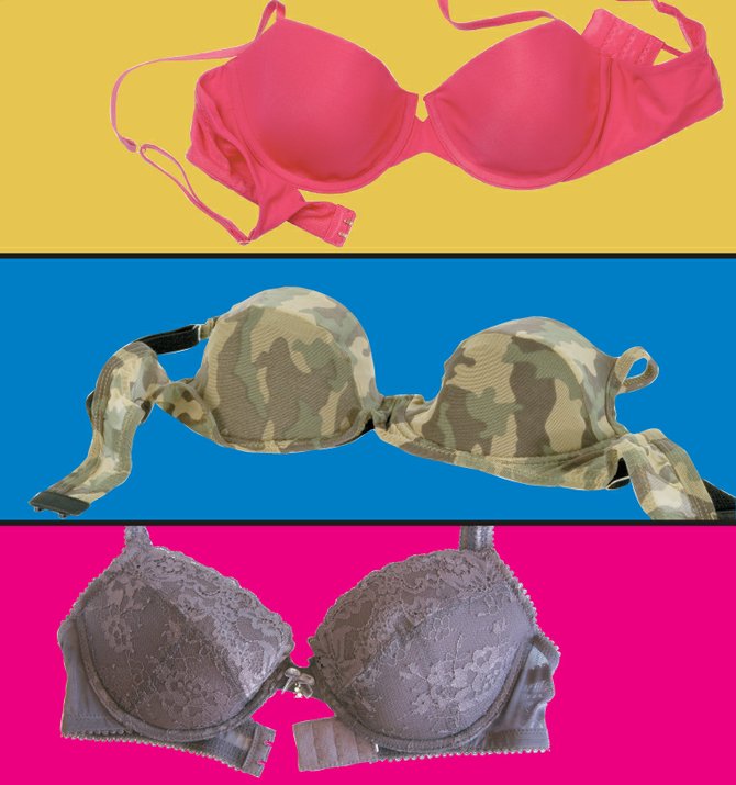 Bejeweled bras decorated with dazzling colors, fabrics and textures will be the entries for the 5th Annual Bust of Steamboat. It's a fun and whimsical fundraiser for a serious subject breast cancer. The bras will be on display for the month of October at local banks and then auctioned to the highest bidder at a reception and live auction from 5-8 p.m. today at Three Peaks Grill.