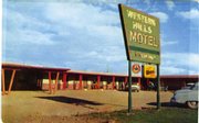 Western Hills Motel at 700 W. Victory Way was built in 1954 by Lawrence and Audrey Combe. It was torn down in the 1990s and is now the site of Walgreens.