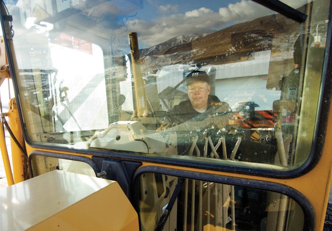 Routt County plow truck driver Leonard Auter, who has been with the ...