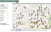 Shown is a screenshot from the Craig Police Department’s enhanced My Neighborhood Crime Update, a feature on the department’s Web site, www.craigpolice.org. The map displays incident types and their locations, while the bar graph on the side compares the frequency of each.