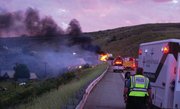 Various agencies responded Monday night to a two-vehicle crash at mile marker 87 on Colorado Highway 13, about two miles south of Craig. Craig woman Yvette Puhl was injured in the crash and transported to St. Mary’s Hospital in Grand Junction. She was listed in fair condition Tuesday.