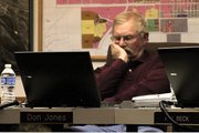 Craig Mayor Don Jones listens to members of the Craig City Council during a discussion Tuesday about how the city should address deer in the city. Public comment was limited during the meeting, but several residents interjected during the discussion.