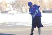 Kulen Turner, a Moffat County High School senior, practices hitting outside of Craig Middle School. Turner, along with fellow seniors Ben Williams and Dylon Camilletti, will be the leaders of a young Bulldogs team this season.
