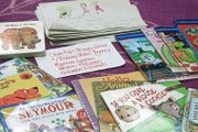 More than 75 books were collected by students in Sheryl Spears’ first-grade class at Sunset Elementary School. The books were shipped in January to first-grade students at Chukopi Primary School in the Solomon Islands and arrived earlier this month.