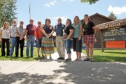 Employees and board members from the Craig Chamber of Commerce pose Thursday prior to the organization’s 65th anniversary celebration. The chamber has served the business community in Craig since its formation on Oct. 2, 1946. Pictured, from left, are Executive Assistant Rebekah Greenwood, Jeff Smith, Steve Herman, Don Jones, Gail Severson, Renee Campbell, Sportsman Information Specialist Rob Schmitzer, Office Assistant Shannon Russell, Executive Director Christina Oxley and Board President Mardi Anson.