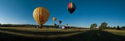 Balloons begin to take flight Saturday morning during the second Moffat County Hot Air Balloon Festival.