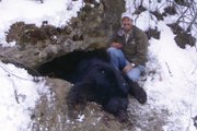 Kendall poses with his trophy black bear Nov. 20, 2010, in the Wilson Creek area of Moffat County. The Colorado Division of Parks and Wildlife determined Kendall did nothing wrong, but revised the rules to ban the hunting of bears within dens.