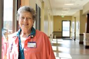 Anna Rippy, The Memorial Hospital Auxiliary Volunteers president, ensures that auxiliary volunteers, also known as “Pink Ladies,” are on hand to man the hospital’s gift shop and offer help at the concierge’s desk. Her volunteer work at the hospital, which stretches back about 10 years, is “quite fulfilling,” she said.