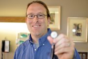 Dr. Troy Phillips, who Craig Daily Press readers voted as the best doctor in Moffat County in the 2012 Best of Moffat County contest, holds a stethoscope recently in an examining room at The Memorial Hospital Medical Clinic. Since 2009, the 34-year-old family practitioner has lived and worked in Craig, which also is home to his wife, Molly, 34, and their three sons, Avery Mac, 6; Cole Henry, 3; and Casey David, 1. “I like the diversity of the practice,” Phillips said of being a family practitioner. “I like seeing newborns all the way to grandparents and great-grandparents. … It’s very rewarding to see people in all phases of life and to care for a whole family.”