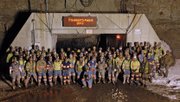 X crew pauses for a photo Thursday night before beginning their graveyard shift at Twentymile Mine. Twentymile Mine, owned by St. Louis-based Peabody Energy, set a company record for safety in 2012 and were rewarded with Peabody's President's Safety Award.