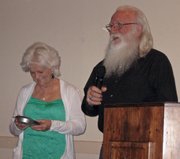 Ann Kidder, left, and her husband, George, were honored Friday night as the citizens of the year during the Craig Chamber of Commerce's State of the County event.