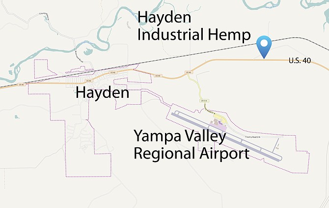 The principles in Hayden Hemp Industrial are seeking county approval for their plans to grow hemp plants in new greenhouses off U.S. Highway 40 20 miles west of Steamboat Springs. 